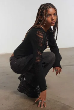 Vamp Ladder Knit