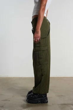 Villain Pinstripe Maxi Skirt