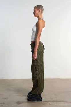 Villain Pinstripe Maxi Skirt