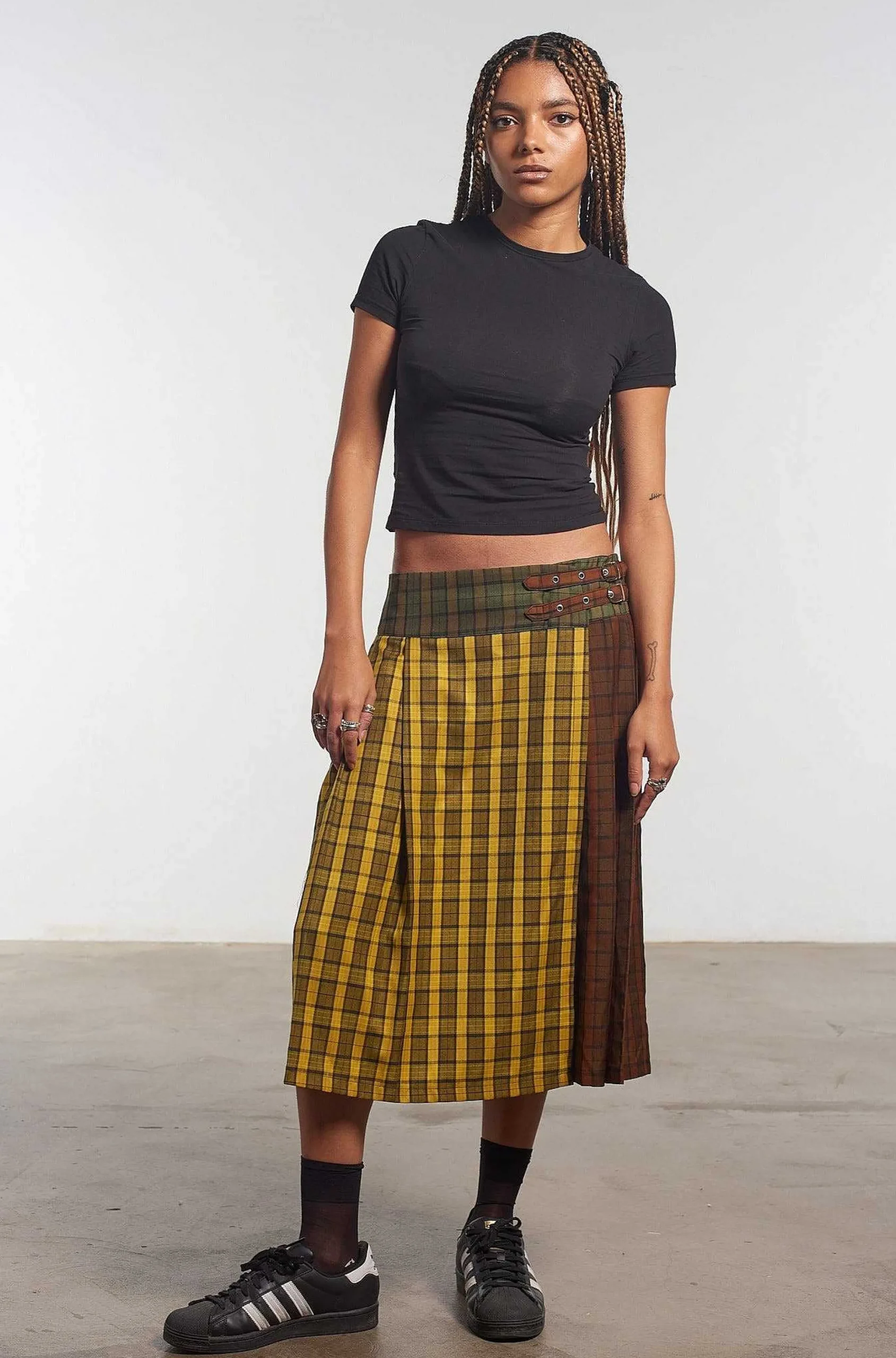 Viv Check Maxi Kilt