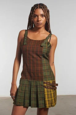 Viv Tartan Mini Dress