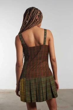 Viv Tartan Mini Dress