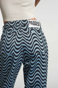 Wave Jean - Blue