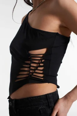 Web Slashed Vest Top